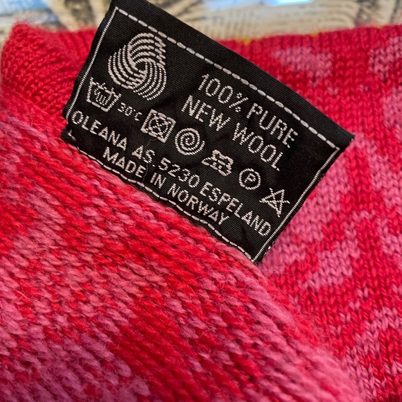 Women's Red, Pink and Yellow Sweater - Picture 5 of 5